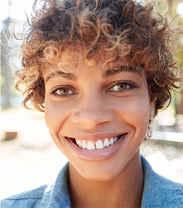 Girl smiling