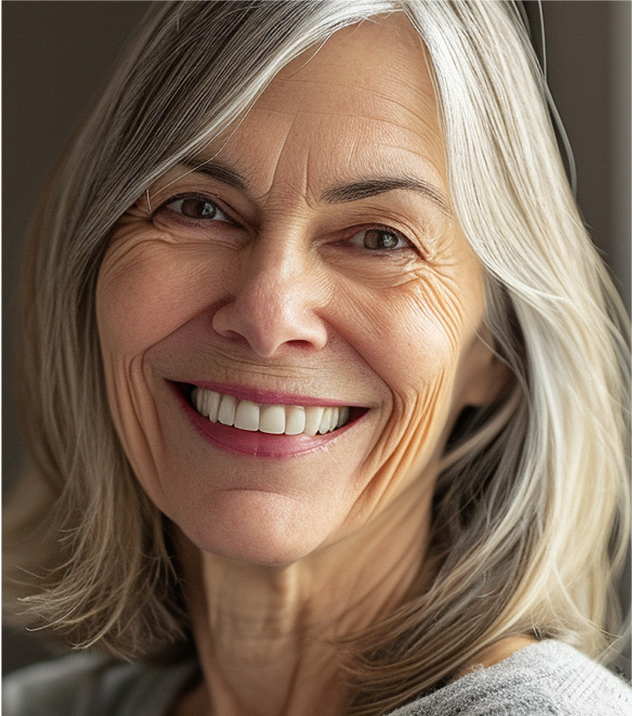 Woman smiling