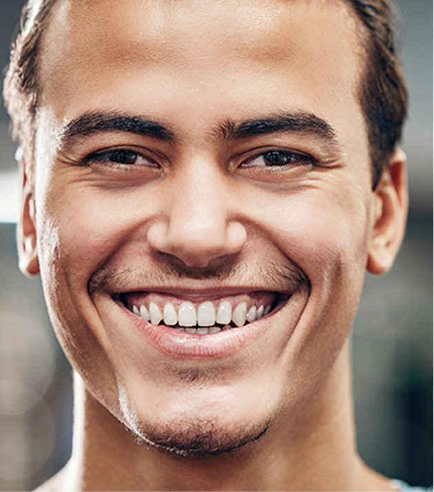 Adult smiling